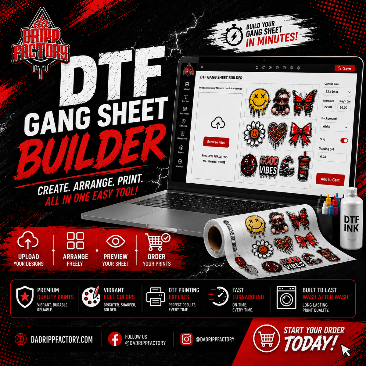 DTF Gang Sheet Builder Main image