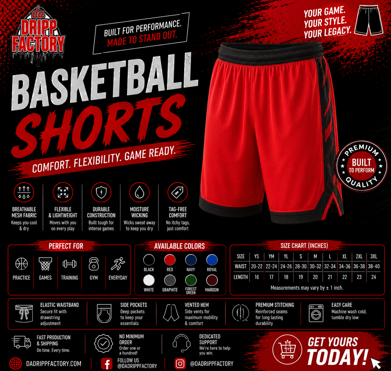 Basket ball shorts Secondary image
