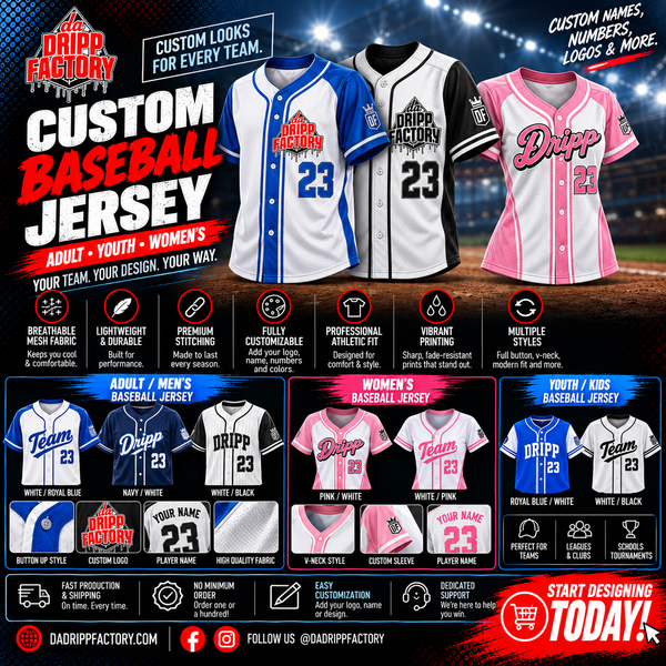 Game Day Classic Baseball Jersey