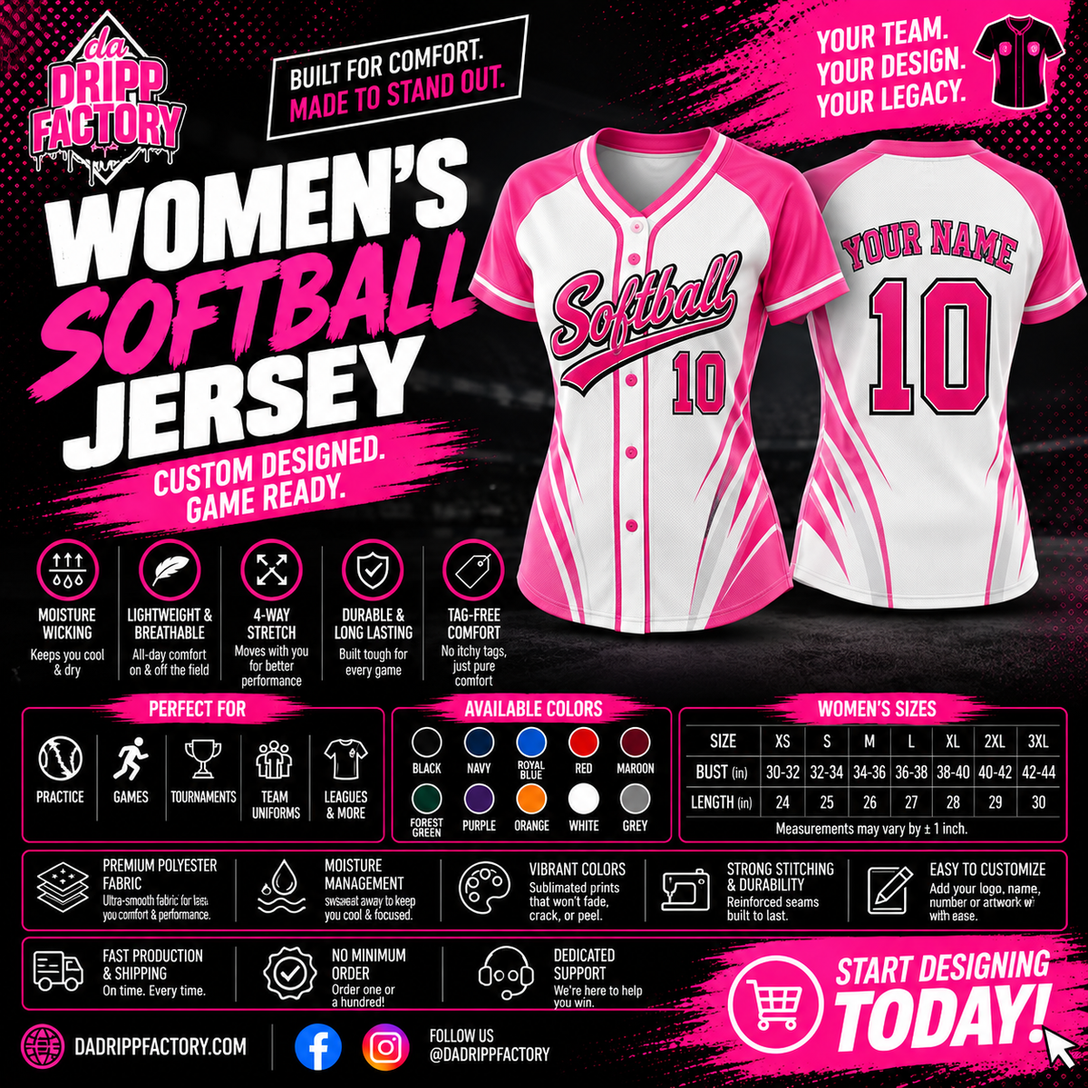 Women’s softball jersey
